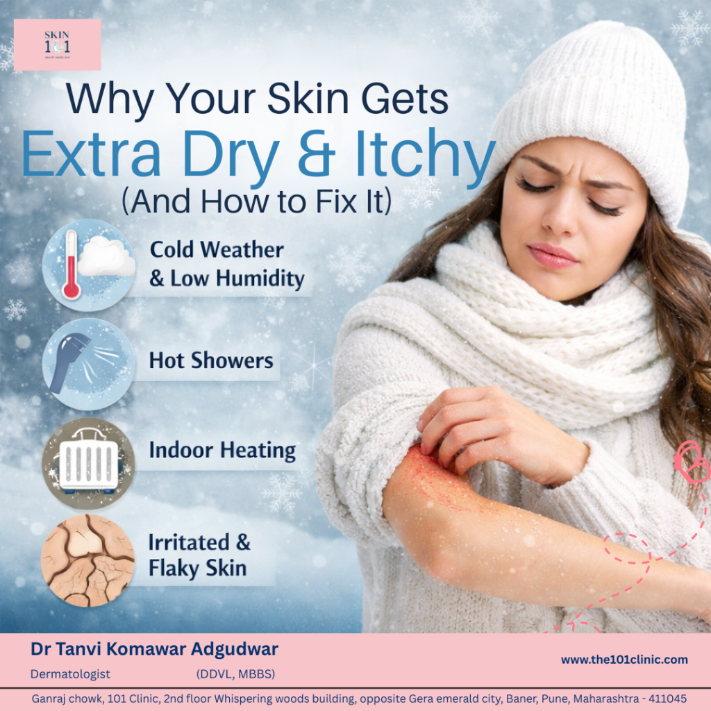 Why Your Skin Gets Extra Dry & Itchy in Winter